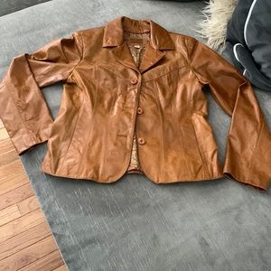Vintage Wilson Leather Coat/ Jacket